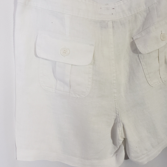 Merona White Linen Shorts - Picture 7 of 9